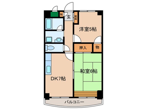 セレクテ西大路の物件間取画像